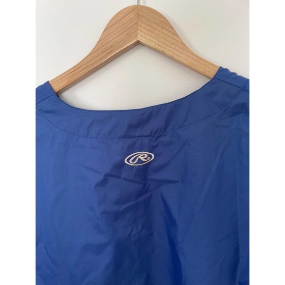 Vintage New York Mets Rawlings Pull Over-Mens 2XL-Nylon-Mlb - Picture 6 of 6